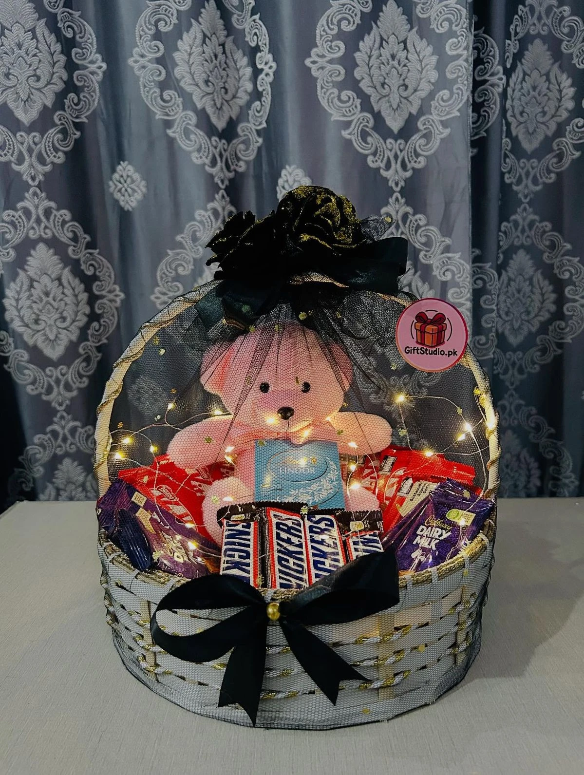 The "Midnight Glow" Luxury Chocolate Hamper